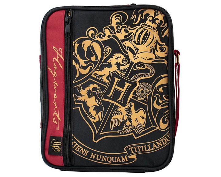 Harry Potter Lunch Bag Deluxe 2 Pocket Black