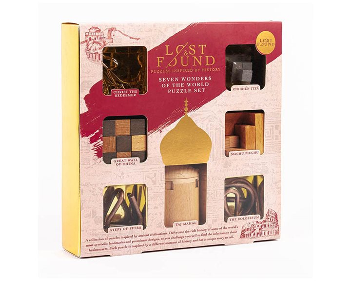 Seven Wonders Of The World 7 Puzzle Set