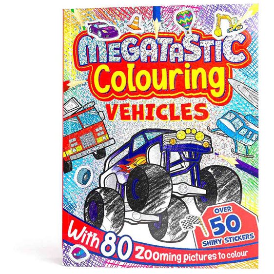 Megastatic Colouring Vehicles