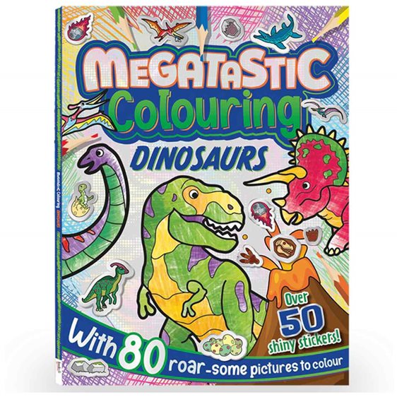 Megastatic Colouring Dinosaurs