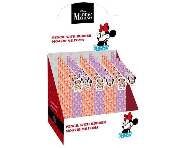 Μολύβι Με Γόμα Disney Minnie 2 Σχέδια