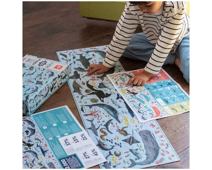 Apli Puzzle Threatened Marine Animals 200pcs