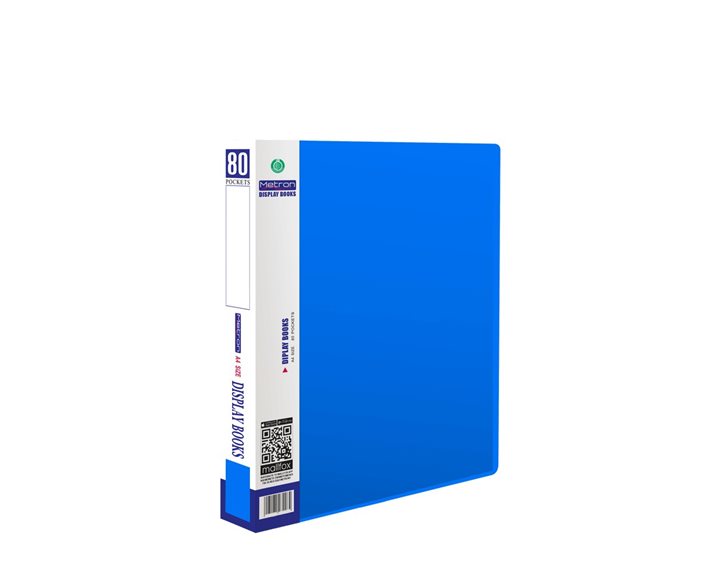 Metron Ντοσιέ Σουπλ A4 80θ Μπλε