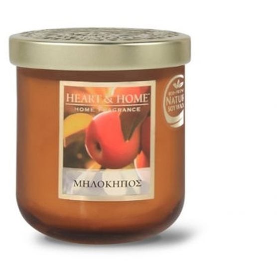 Κερί Αρωματικό Heart & Home Μηλόκηπος 110g