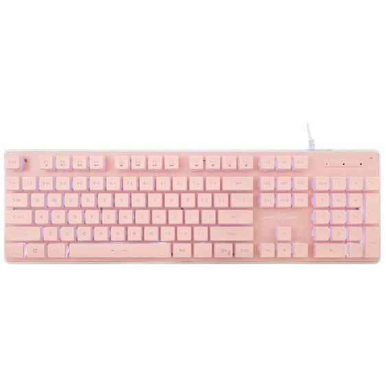 WHITE SHARK LED KEYBOARD GK-003441 TACHI US LAYOUT PINK