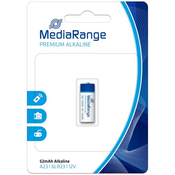 MediaRange Premium Alkaline Battery A23 12V
