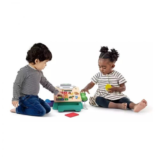 Hape Kids II Ξύλινο Magic Touch Ταμειακή Μηχανή (800914G53)