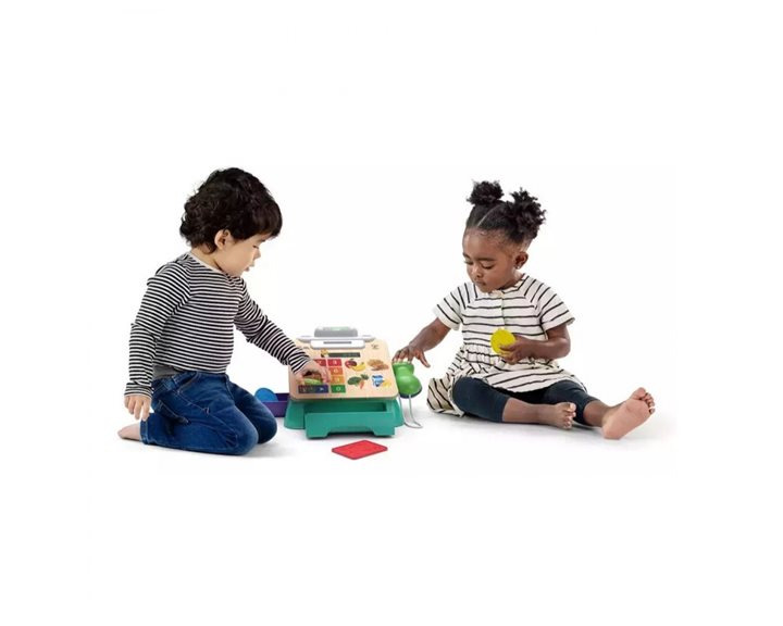 Hape Kids II Ξύλινο Magic Touch Ταμειακή Μηχανή (800914G53)