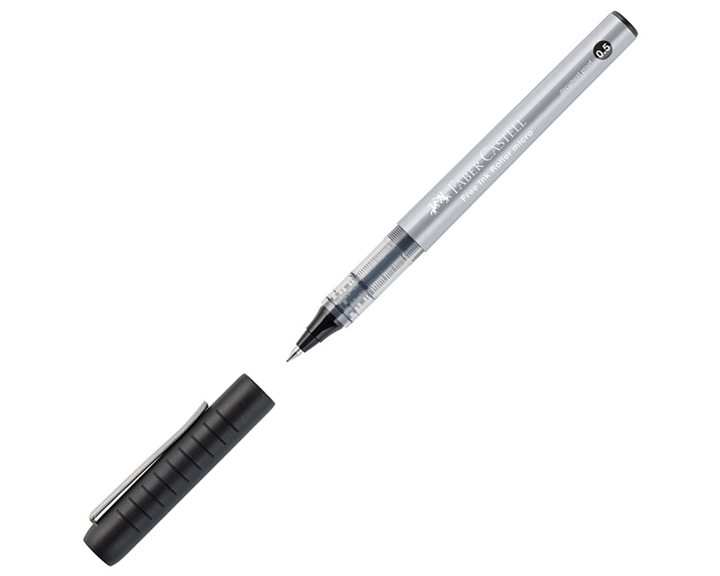 Στυλό Faber-Castell  Rollerball 0.5mm με Μαύρο Μελάνι Free Ink Roller Micro 348502
