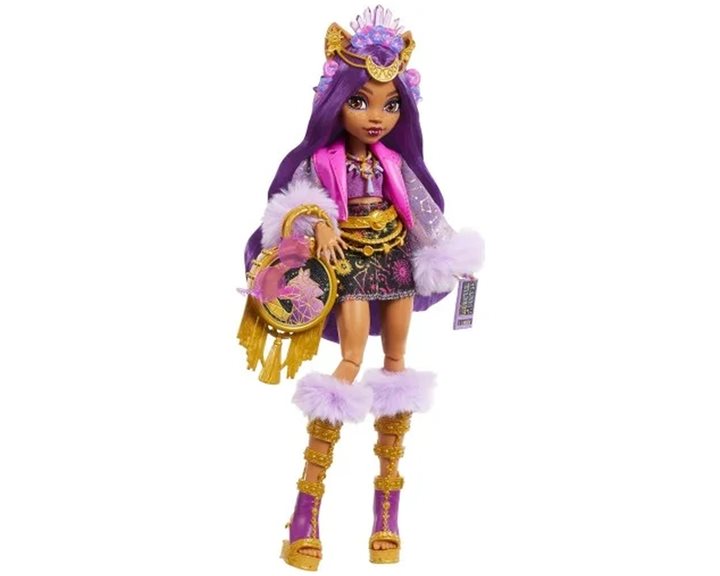 Mattel Monster High Clawdeen Κούκλα Λύκος Με Glam Στολή Γιορτής HXH80