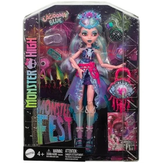 Mattel Monster High Lagoona Blue Κούκλα With Glam Monster Fest Outfit HXH82