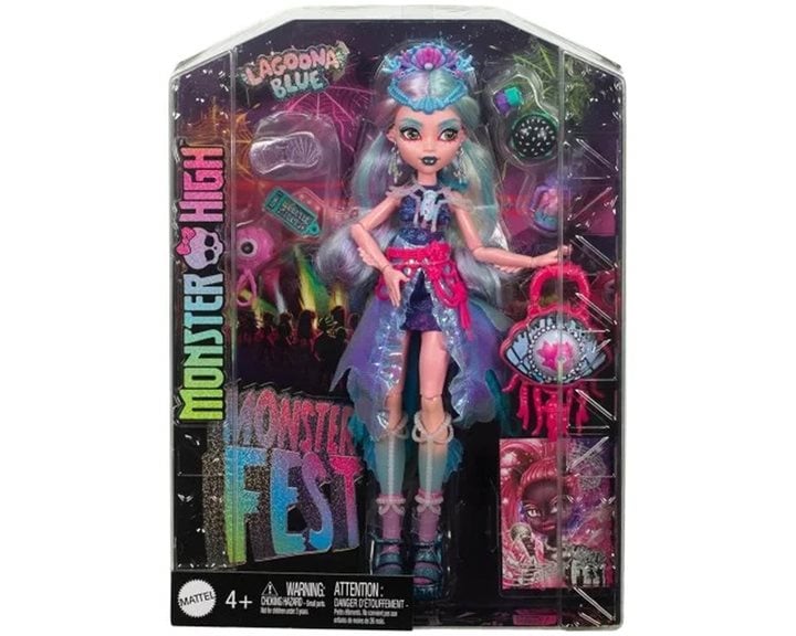 Mattel Monster High Lagoona Blue Κούκλα With Glam Monster Fest Outfit HXH82