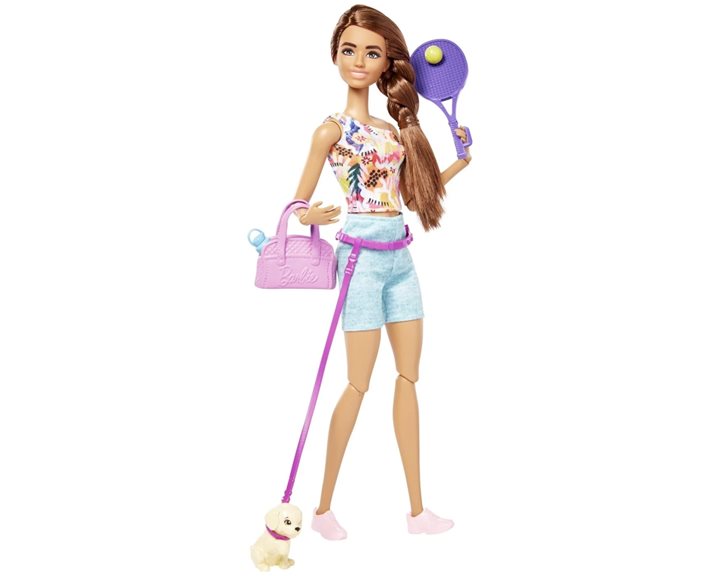 Mattel Barbie Wellness - Ημέρα Ομορφιάς Doll - Workout GKH73 / HKT91