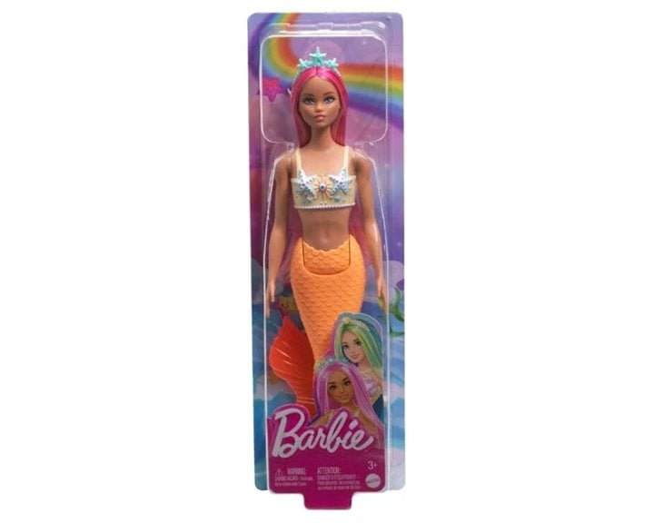 Mattel Barbie - Dreamtopia Mermaid Γοργόνα Ροζ HRR02 / HRR05