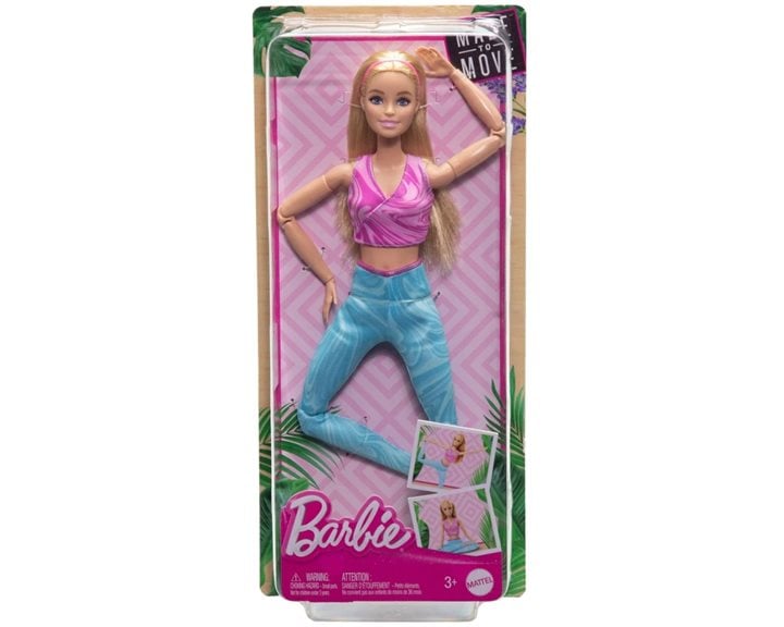 Mattel Barbie Made To Move Αμέτρητες Κινήσεις Ξανθιά HRH27