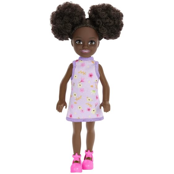 Mattel Barbie Chelsea & Φιλες Chelsea Doll Chelsea Κούκλα Μωβ Φόρεμα Με Λουλούδια DWJ33 / HXM96