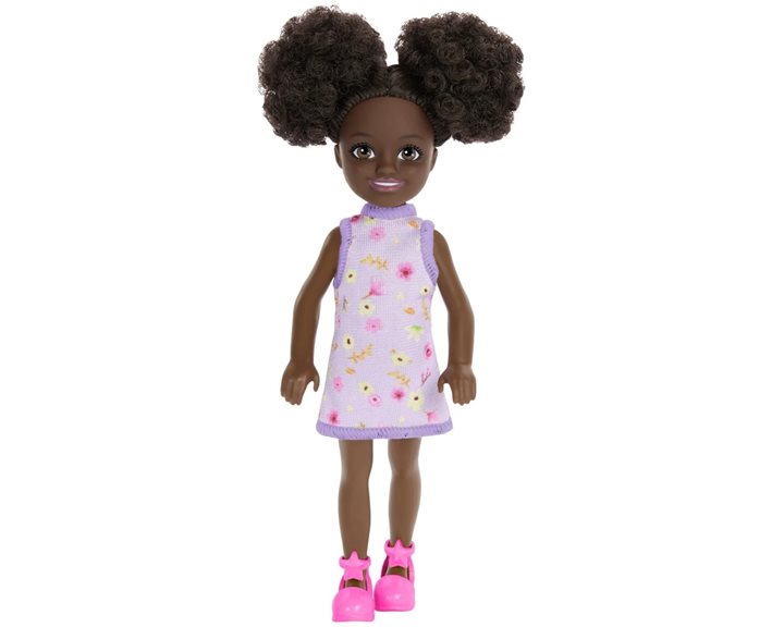 Mattel Barbie Chelsea & Φιλες Chelsea Doll Chelsea Κούκλα Μωβ Φόρεμα Με Λουλούδια DWJ33 / HXM96