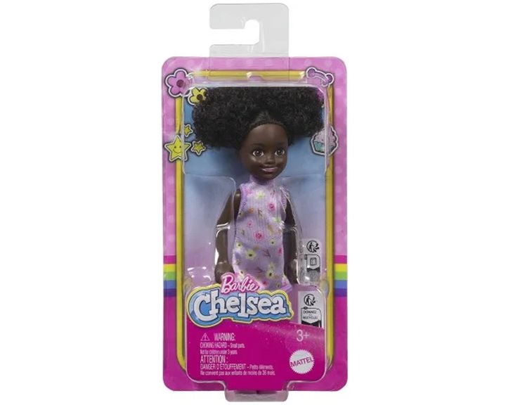Mattel Barbie Chelsea & Φιλες Chelsea Doll Chelsea Κούκλα Μωβ Φόρεμα Με Λουλούδια DWJ33 / HXM96