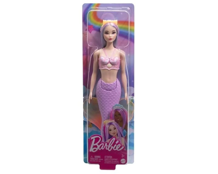 Mattel Barbie - Dreamtopia Barbie Γοργόνα Μώβ HRR02 / HRR06