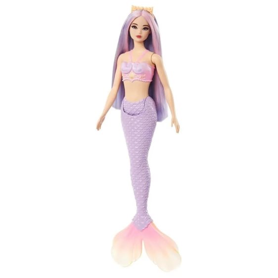 Mattel Barbie - Dreamtopia Barbie Γοργόνα Μώβ HRR02 / HRR06