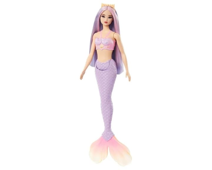 Mattel Barbie - Dreamtopia Barbie Γοργόνα Μώβ HRR02 / HRR06