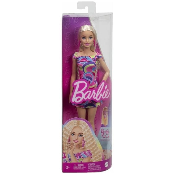 Mattel Barbie Fashionistas Ξανθιά Totally Hair-Inspired Look & Accessories, 65Th Anniversary Κούκλα FBR37 / HRH20