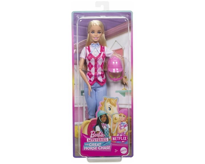 Mattel Barbie Mysteries The Horse Chase Doll Ιππασία HXJ38