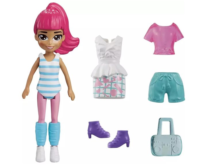 Mattel Polly Pocket Κούκλα Με Αξεσουάρ Μόδας Mini Pack 1 - Margot Fashion HNF50 / HRD59