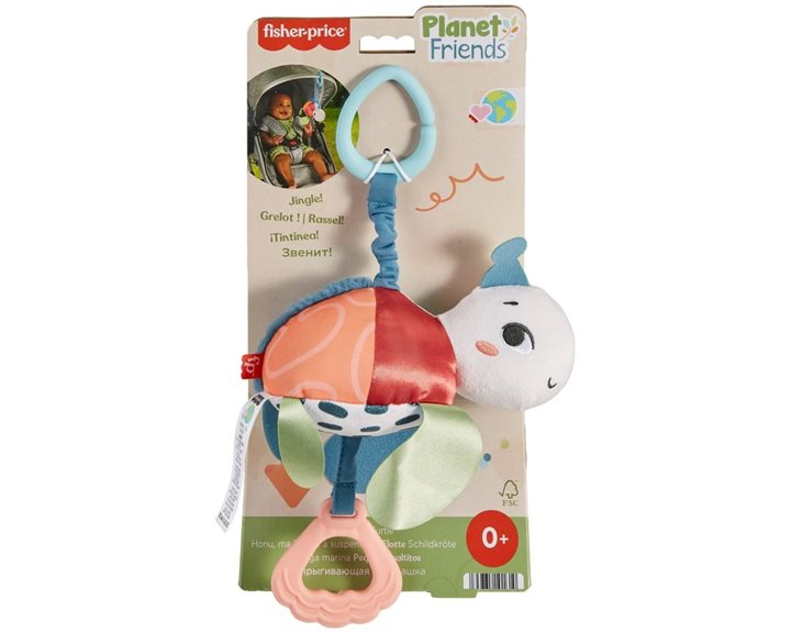 Mattel Planet Firends Sea Me Bounce Turtle Χελωνάκι Καροτσιού HKD62