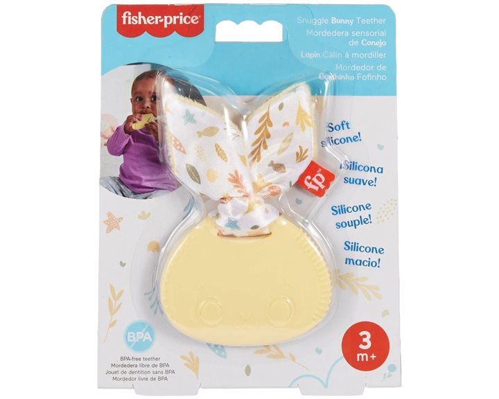 Mattel Sensimals Snuggle Bunny Teether HRB19 / HRB20
