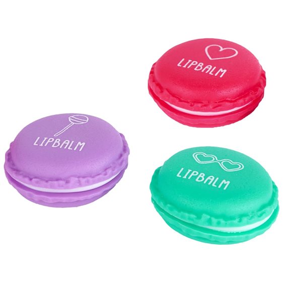 Creatit! Candy Lip Balm Macaron σετ 3τμχ 84844