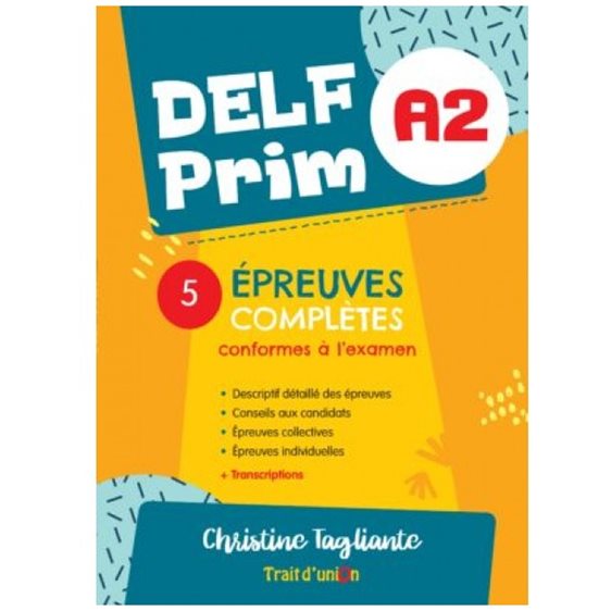 DELF PRIM A2 - 5 EPREUVES COMPLETES