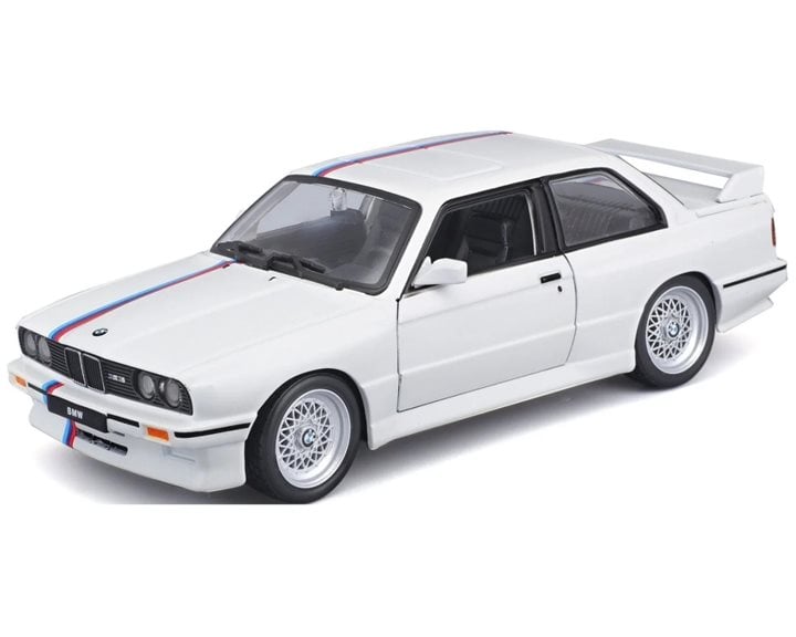 Bburago BMW M3 1988 White 1/24
