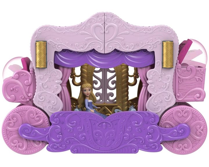 Mattel Disney Princess - Άμαξα - Καστράκι (2 Σε 1) HWX17