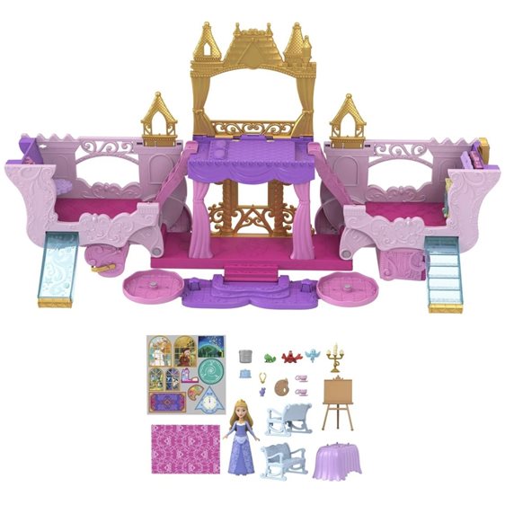 Mattel Disney Princess - Άμαξα - Καστράκι (2 Σε 1) HWX17