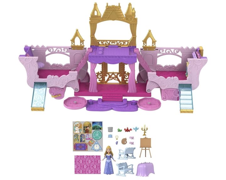 Mattel Disney Princess - Άμαξα - Καστράκι (2 Σε 1) HWX17