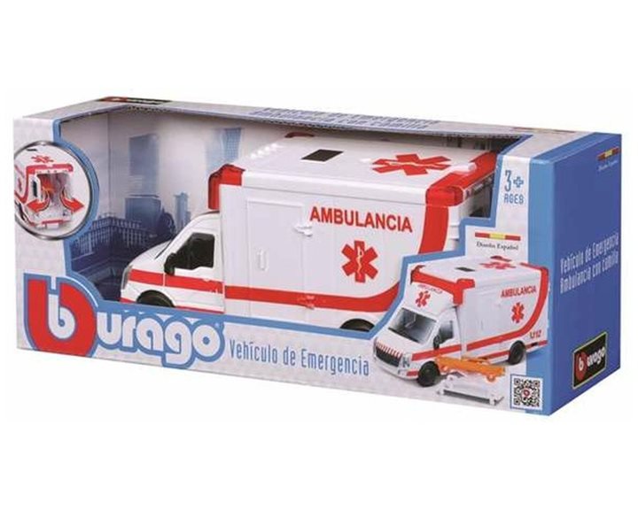 Bburago Municipal Vehicles Ambulance With Stretcher