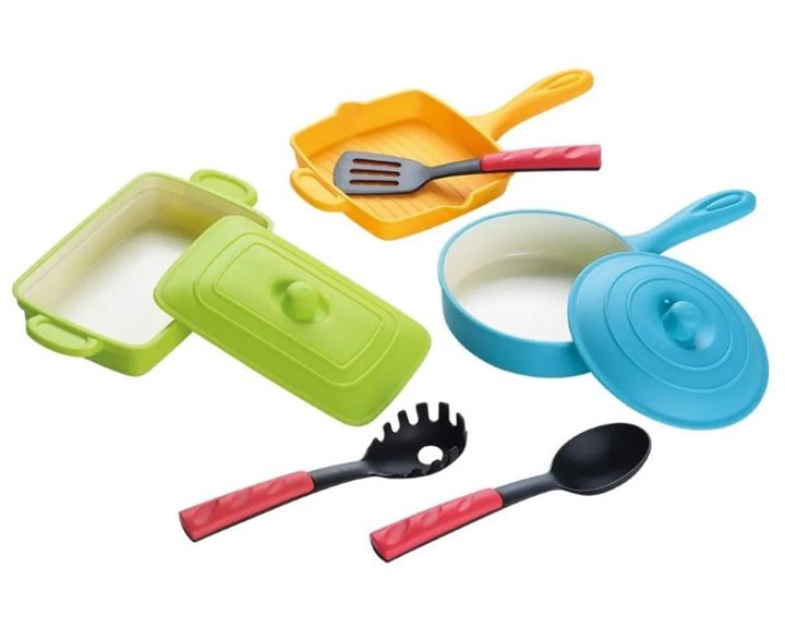 Playgo Σετ Κουζινικών Casserole & Grill Pan 8Τμχ (3705)