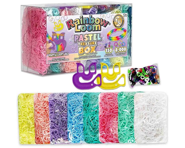 Rainbow Loom Pastel Treasure Box (B0336)