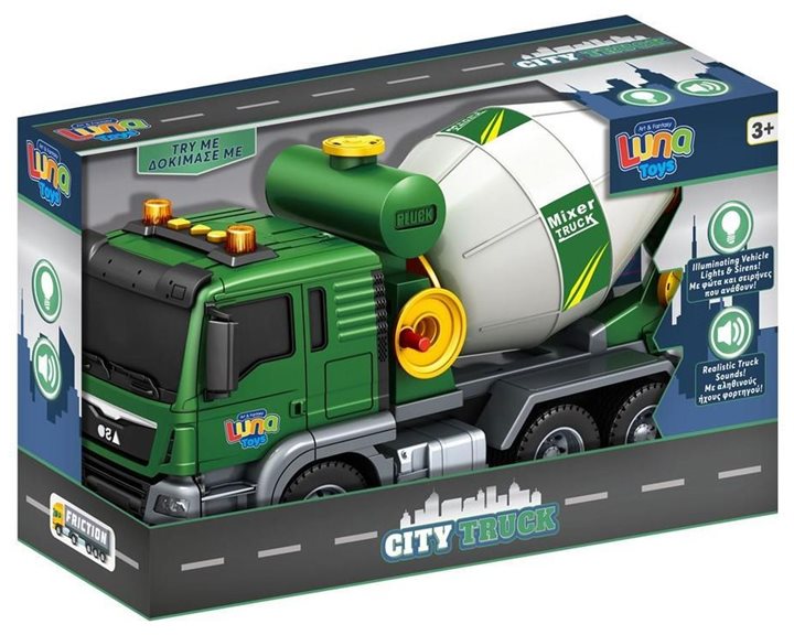 Μπετονιέρα 1/10 Friction 37χ14χ21εκ με ήχο και φως 000622788