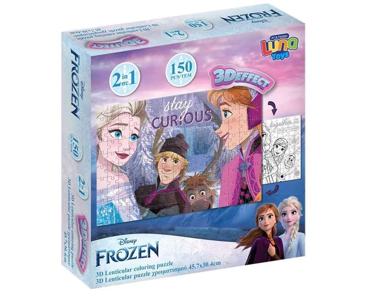 Puzzle Lentikular 45.7x30.4εκ 150τμχ Frozen 2 000564008