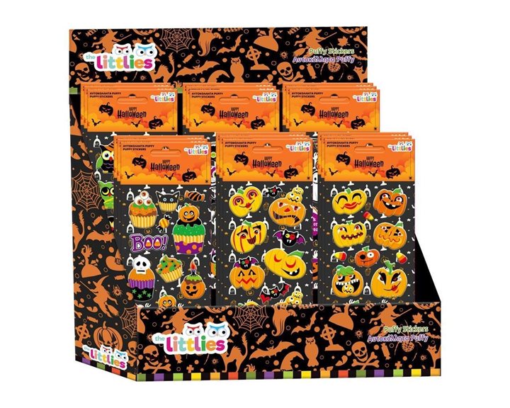 Αυτοκόλλητα Halloween 10x22εκ Puffy 12σχ 000647063