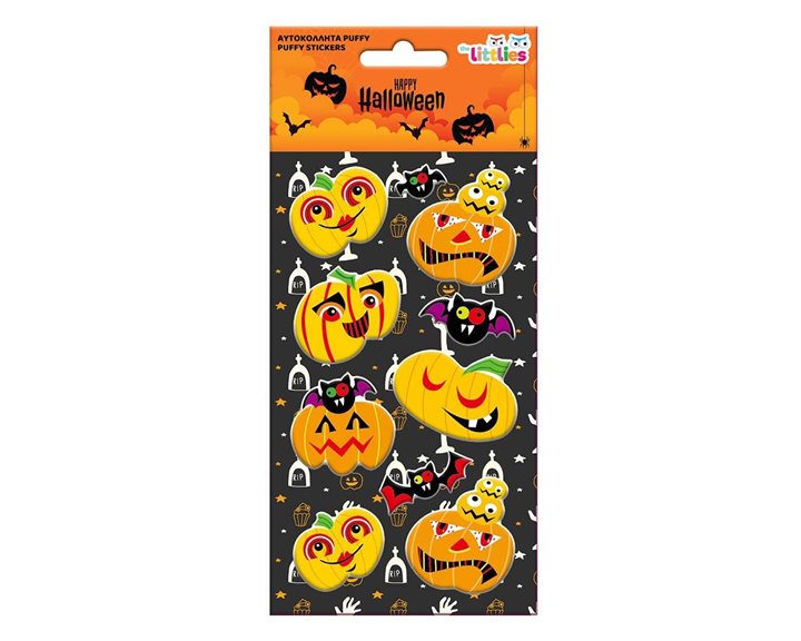 Αυτοκόλλητα Halloween 10x22εκ Puffy 12σχ 000647063