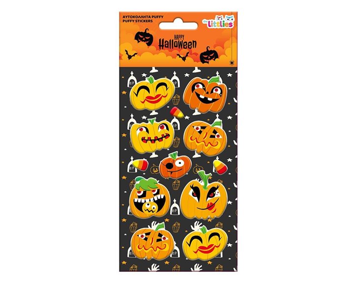 Αυτοκόλλητα Halloween 10x22εκ Puffy 12σχ 000647063