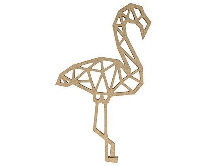 Mdf Origami Φλαμίνγκο 25εκ.