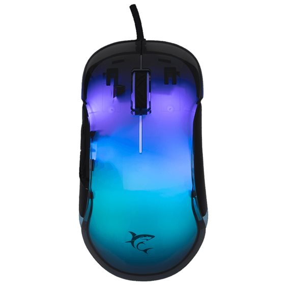WHITE SHARK RGB WIRED GAMING MOUSE GM-5017 12800 DPI BLACK