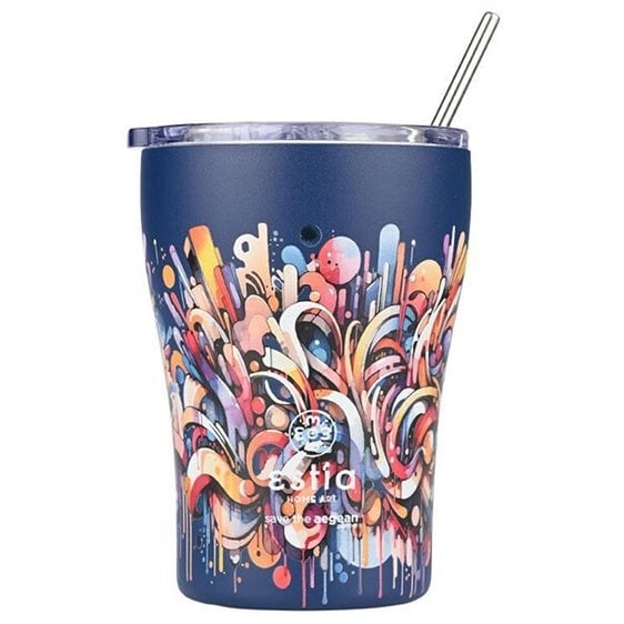 Estia Θερμός Coffee Mug Vibrant Vortex 350Ml