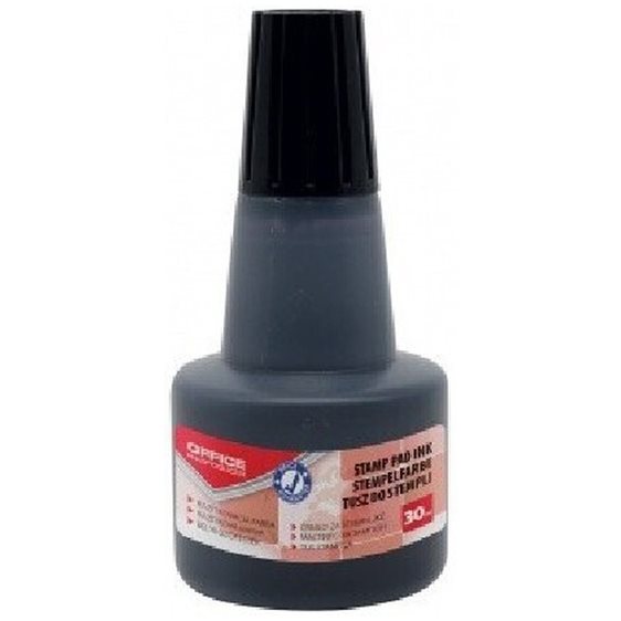 Μελάνι για Ταμπόν Σφραγίδας 30ml Μαύρο 18143011-05