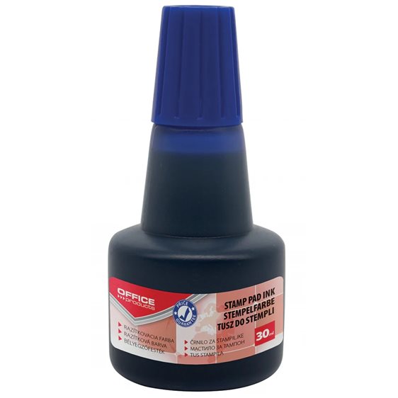 Μελάνι για Ταμπόν Σφραγίδας 30ml Μπλε 18143011-01