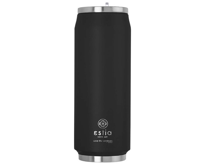 Estia Θερμός Travel Cup Save The Aegean 500Ml Midnight Black